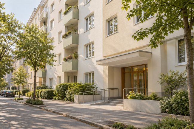 Drei Wiener Gemeindebauten nach Sanierungen energieeffizienter