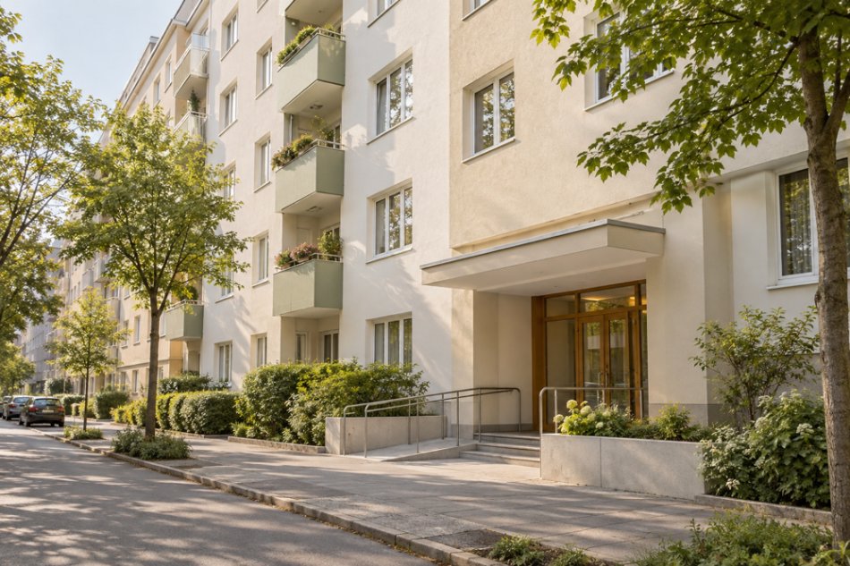 Drei Wiener Gemeindebauten nach Sanierungen energieeffizienter