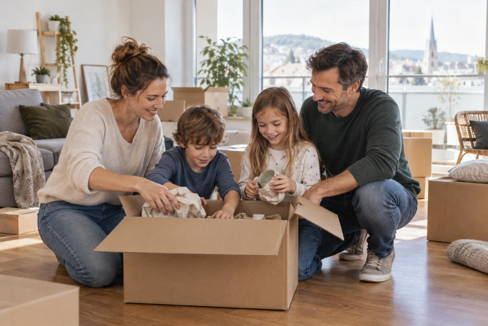 Umzug mit Kindern in Österreich: So gelingt der Wohnungswechsel