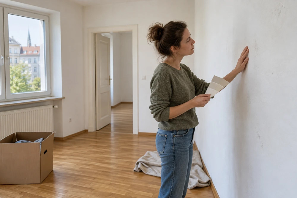 Wohnung ausmalen beim Auszug: Was Mieter wissen sollten