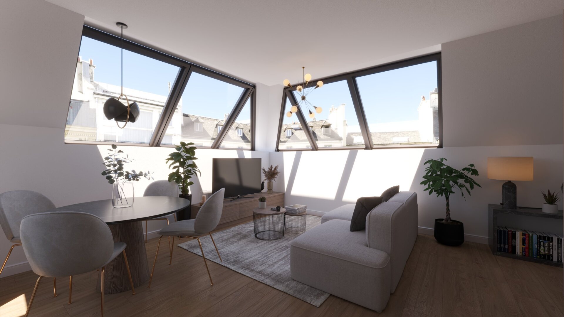 Südwest Dachgeschoss-Wohnung mit Südterrasse