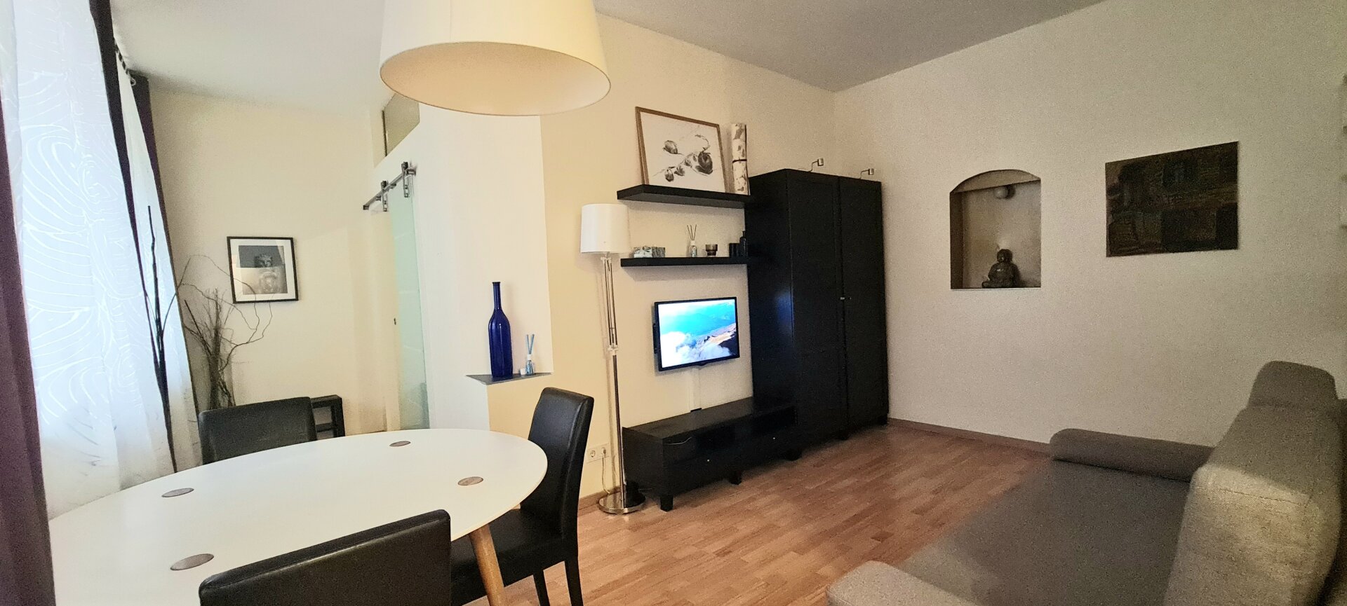 Zentrale 2 Zimmer Wohnung in Ruhelage