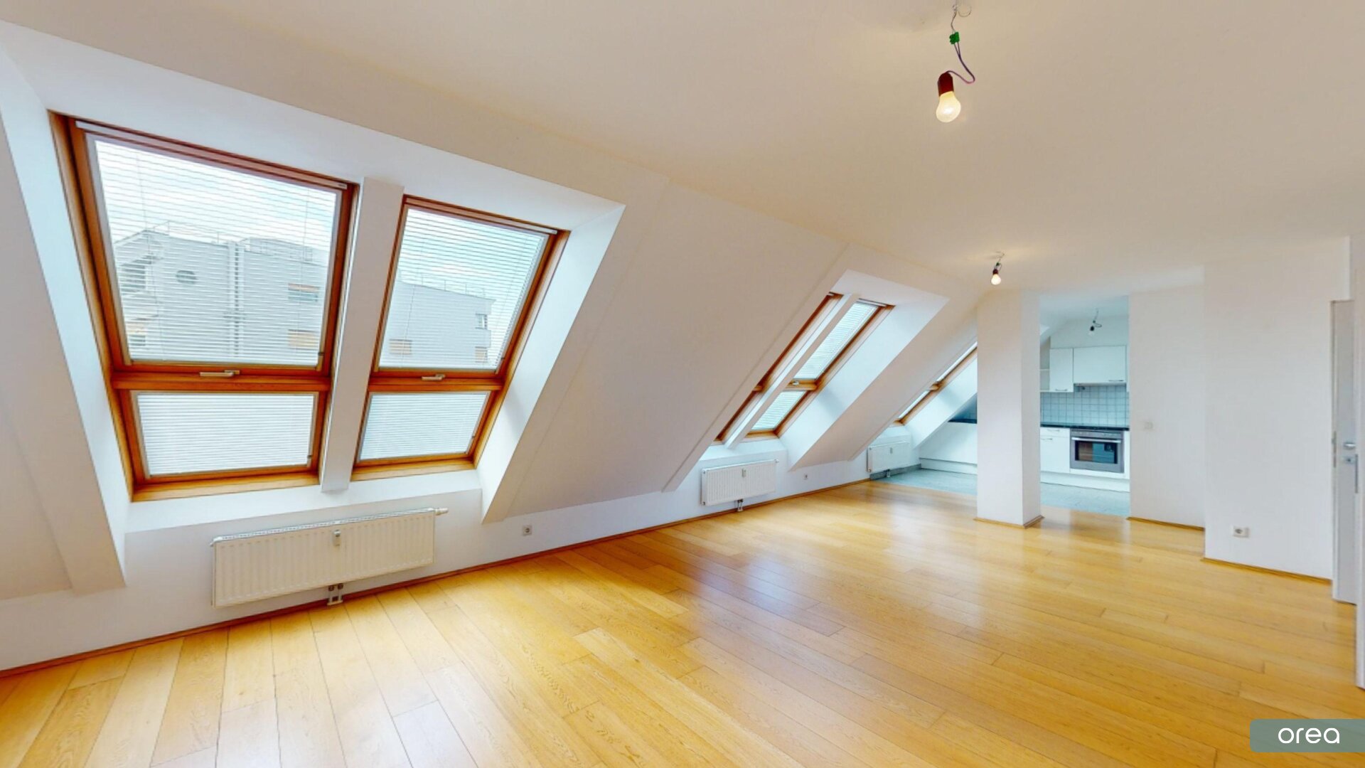 orea | Großzügige Dachgeschoss-Wohnung mit Blick über Wien | Smart besichtigen · Online anmieten