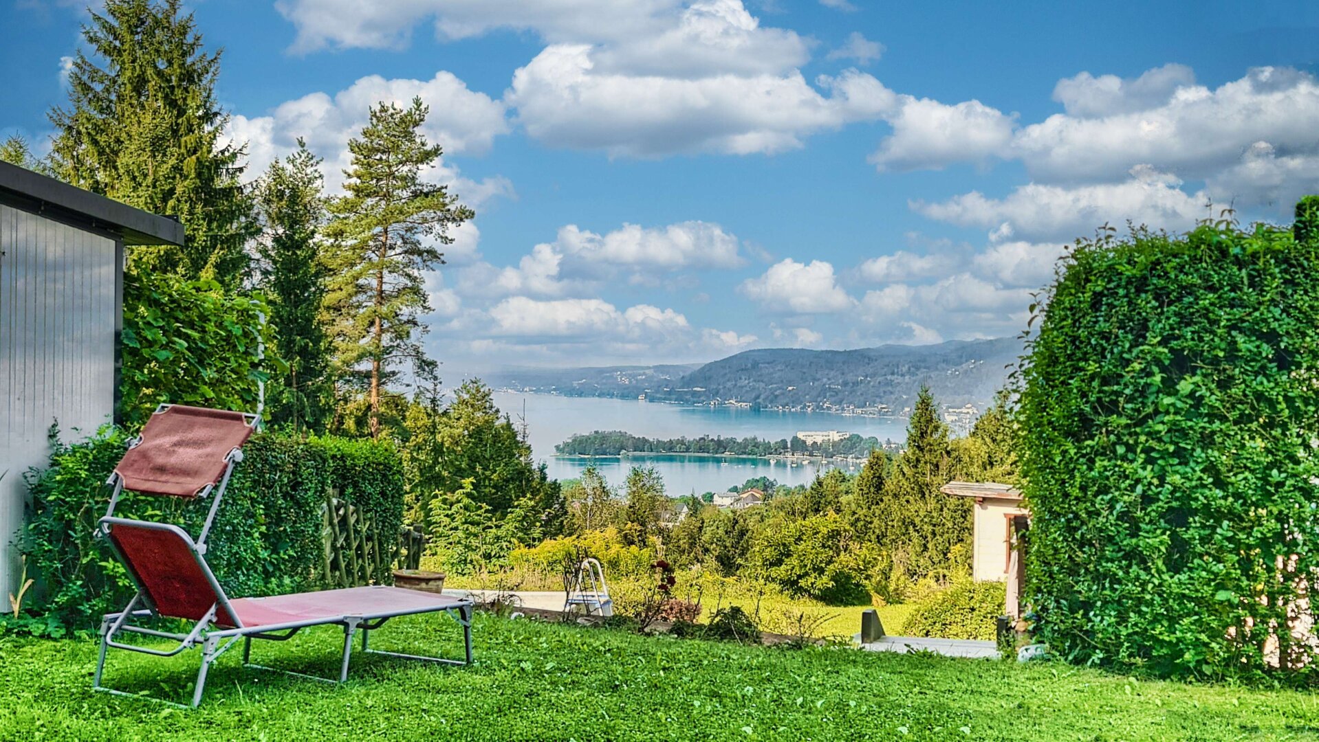 Traumhafte Garten-Maisonette-Wohnung mit herrlichem Seeblick