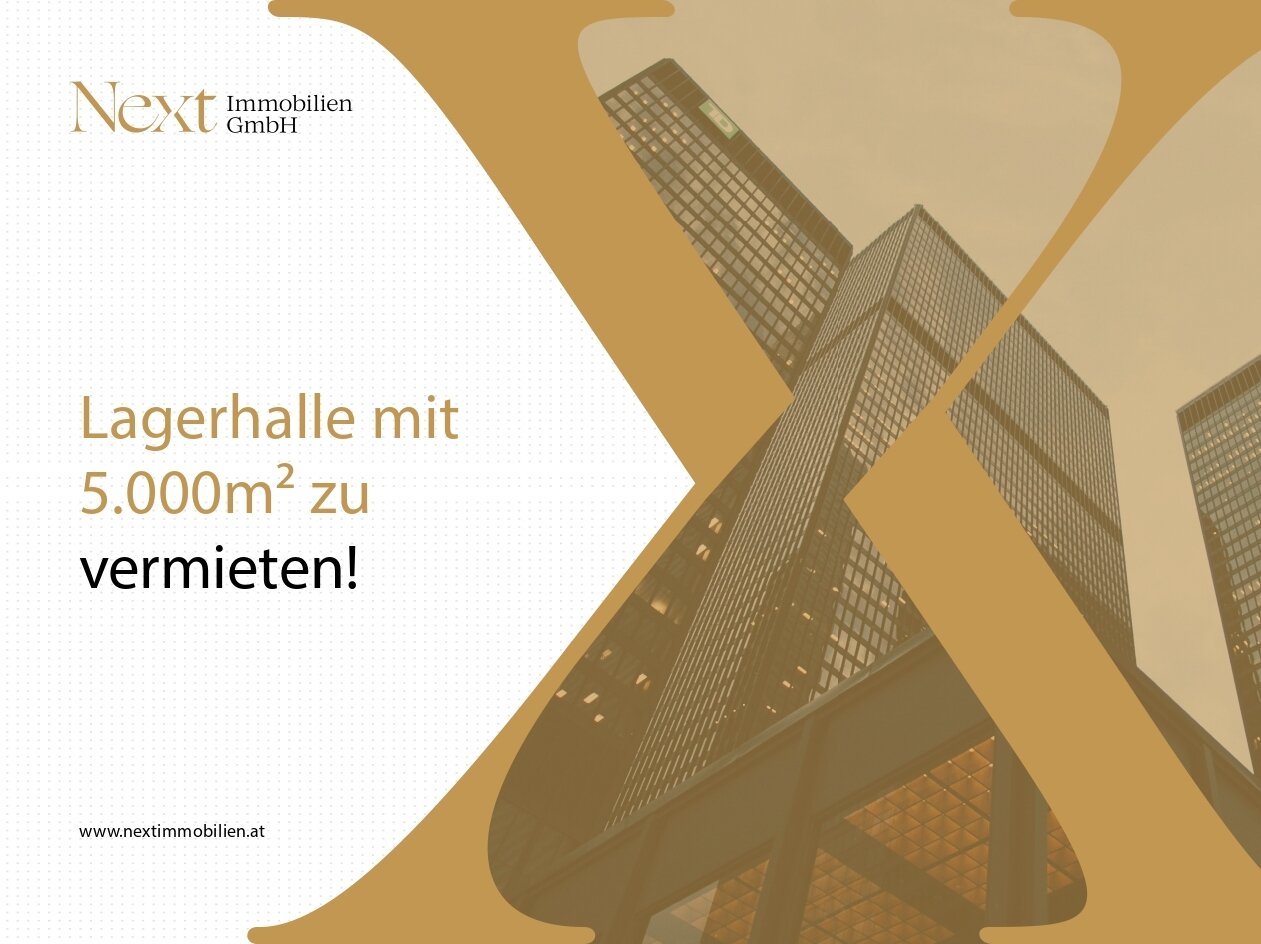 Multifunktionale Lagerhalle mit 5.000m² zu vermieten- Ausstattung nach Mieterwunsch!
