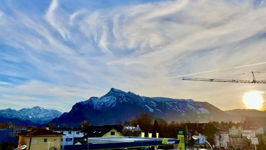Attraktive 3-Zimmer-Wohnung mit Untersbergblick