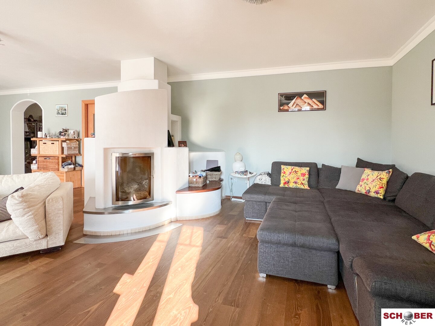 Komfort auf großer Fläche + Naturnähe + Erdwärmekollektoren