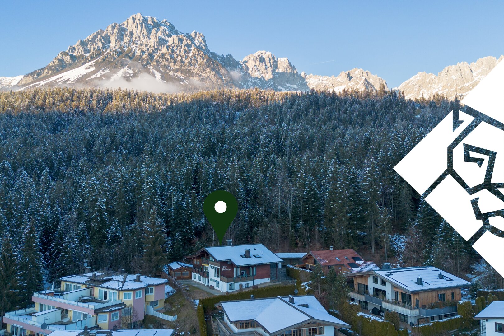 Idyllisches Apartmenthaus in Traumlage – Alleinstehend mit Aussicht in Ellmau
