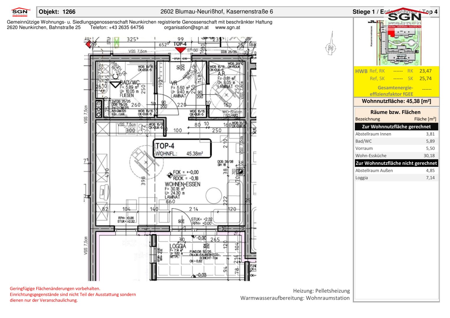 Betreutes Wohnen im Herzen von Blumau-Neurißhof