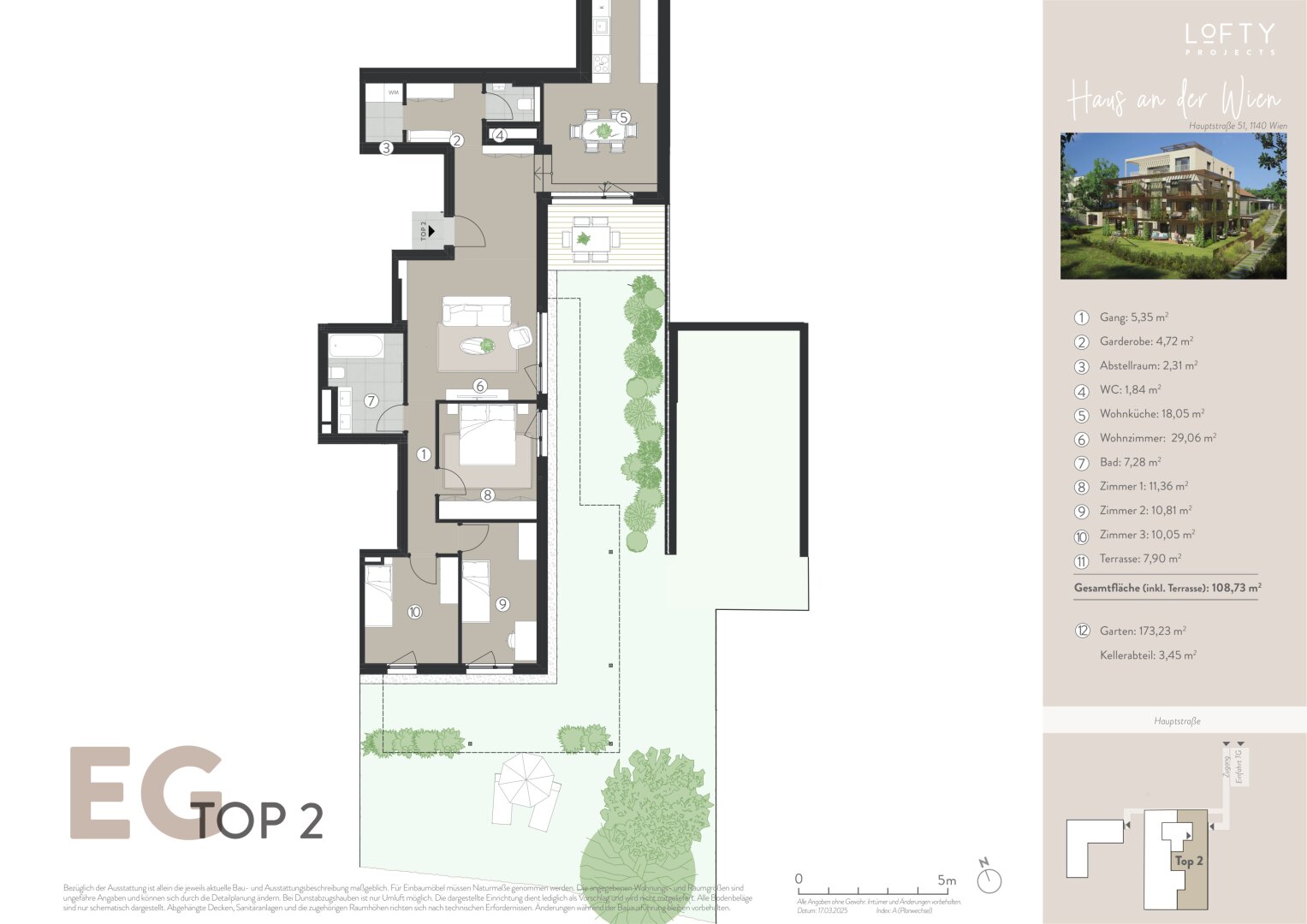 4 Zi Gartenwohnung – Erstbezug am Wienfluss