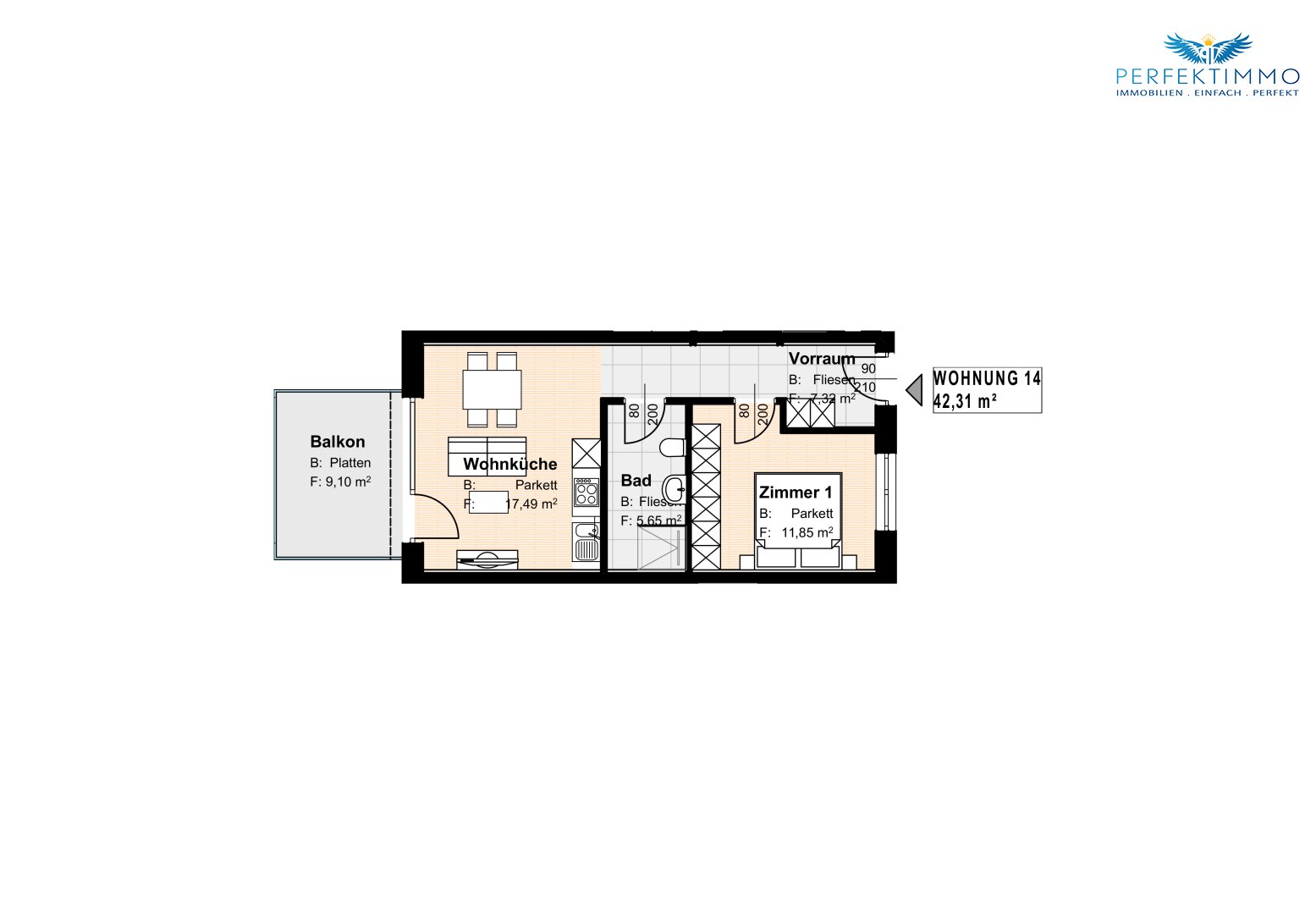 „Wohnen mit Aussicht auf die Geierwand“ - Neubauwohnung W 14