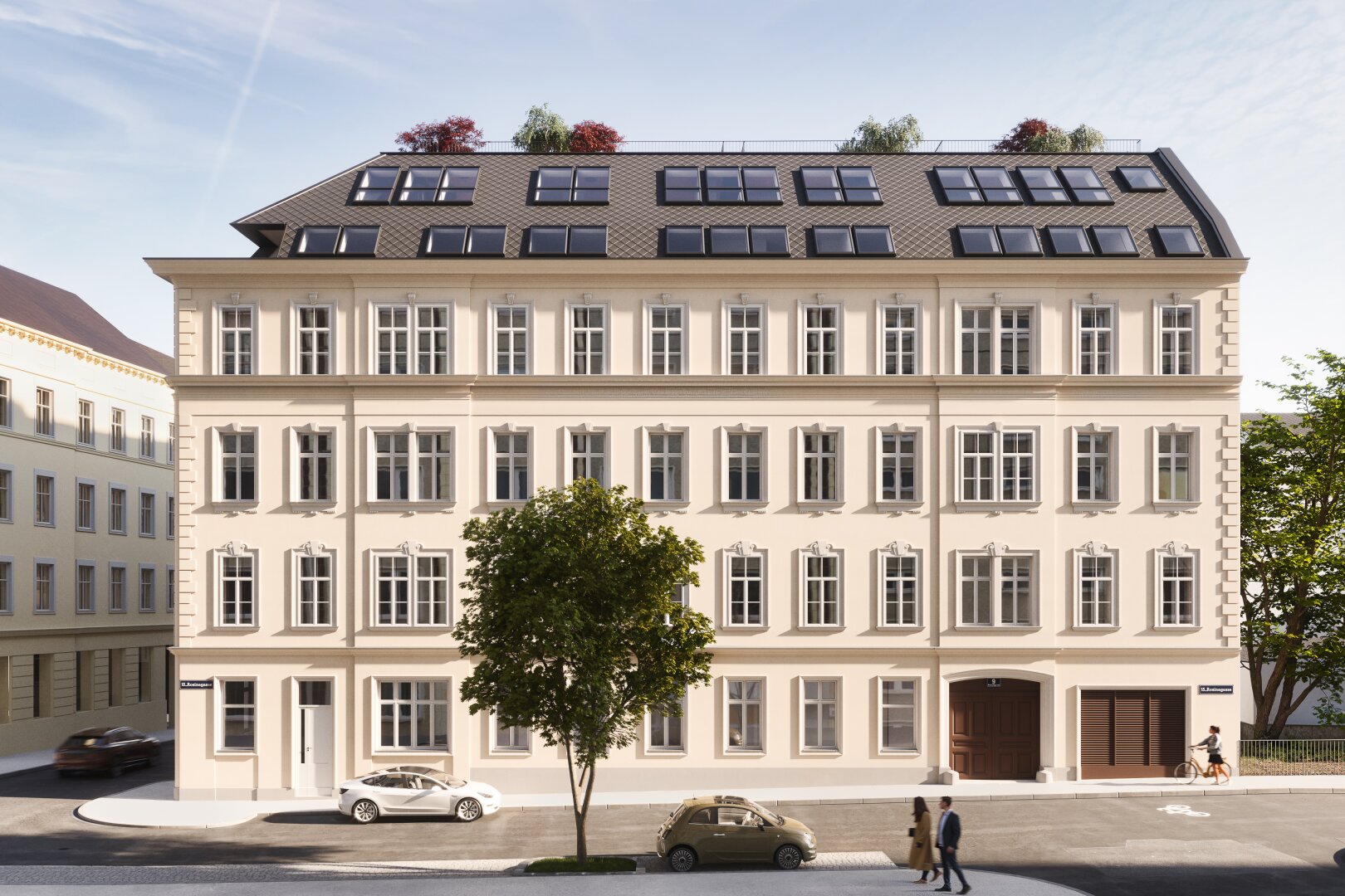 Rose Nine - Exklusives 4 Zi. Altbau-Wohnung mit Außenfläche