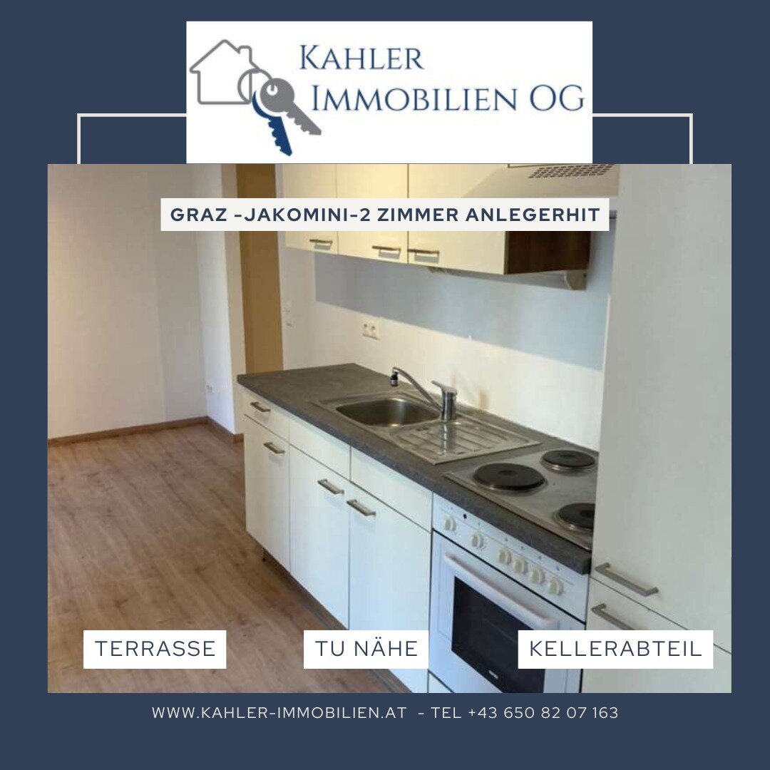Graz - Jakomini - TU Nähe - 2 Zimmerwohnung - Terrasse - Top Laghe