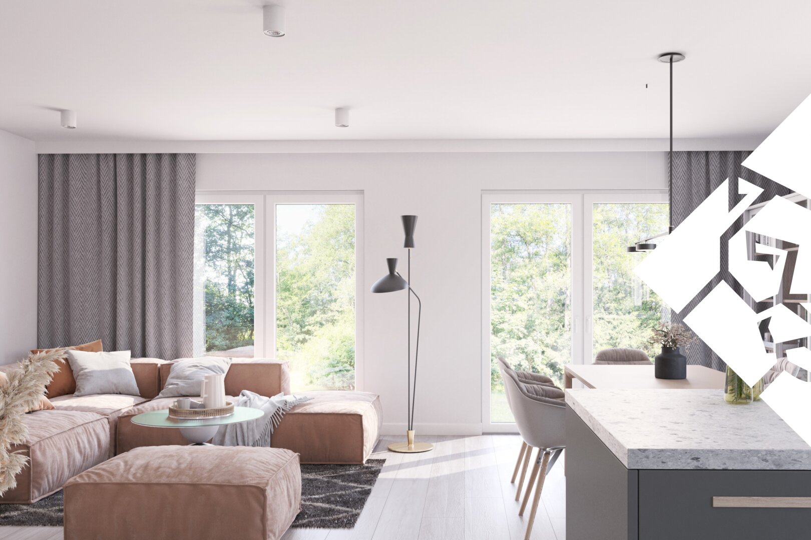 Familienwohnen in Stans – Moderne Reihenhäuser zwischen Natur und Stadt (Haus B)