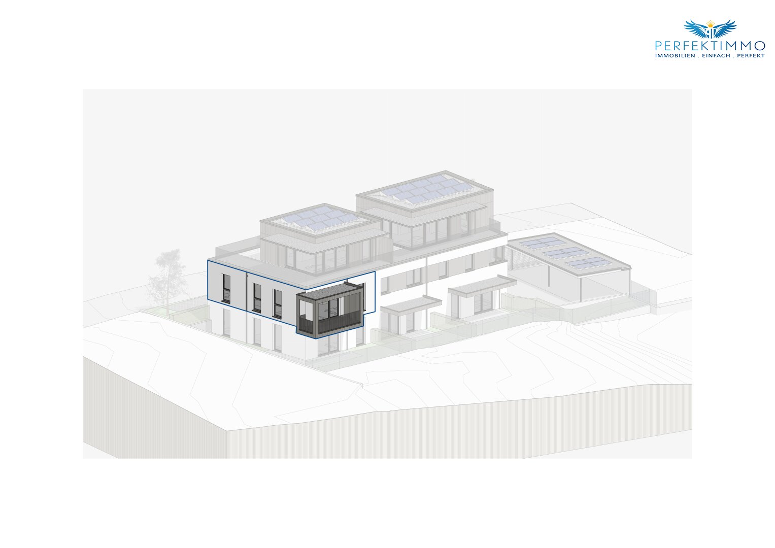 Neubau: 3-Zimmer-Wohnung mit großem Balkon Top 6