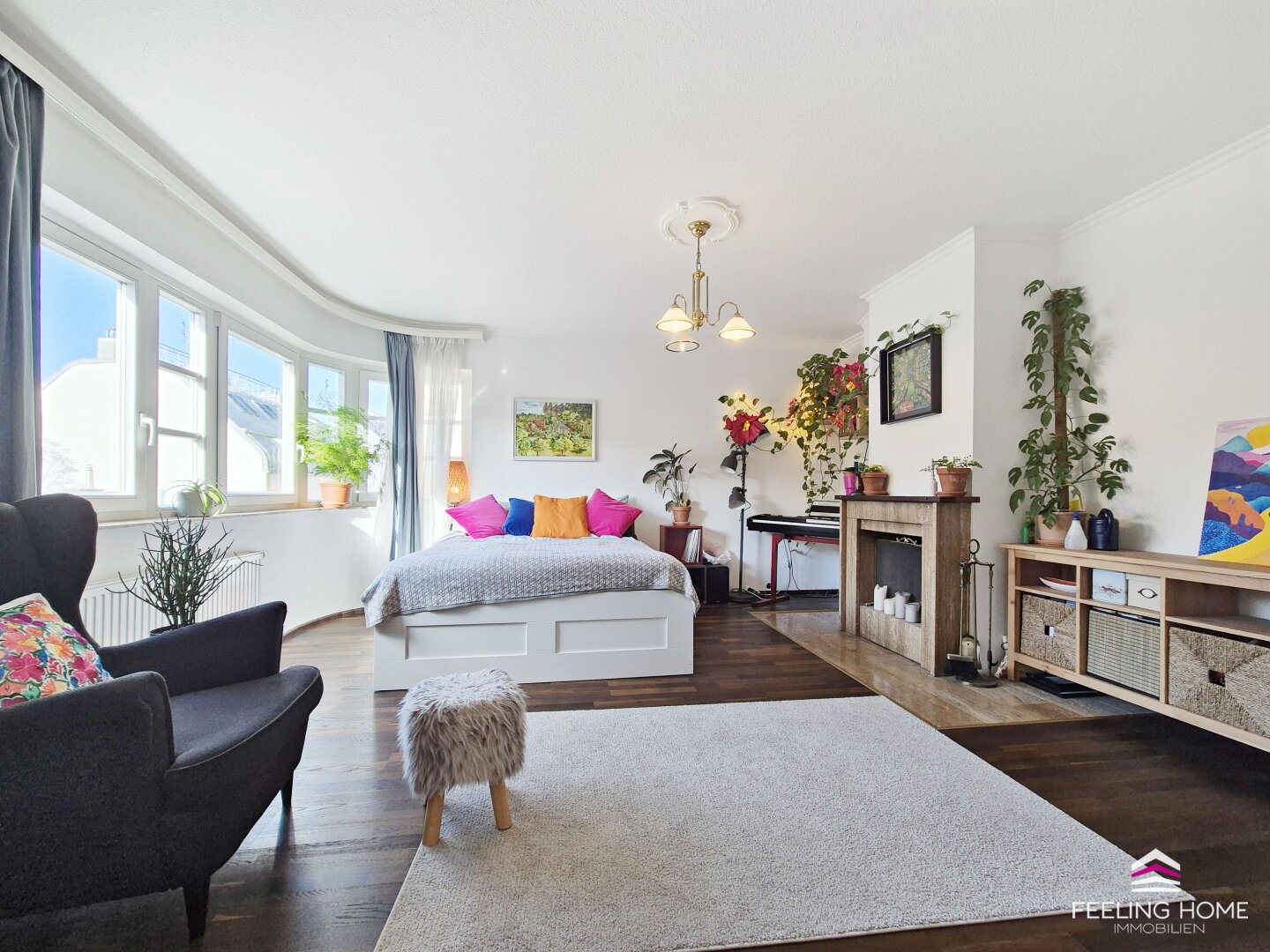 Charmante 3-Zimmer-Wohnung mit Kamin in aufstrebender & urbaner Lage!