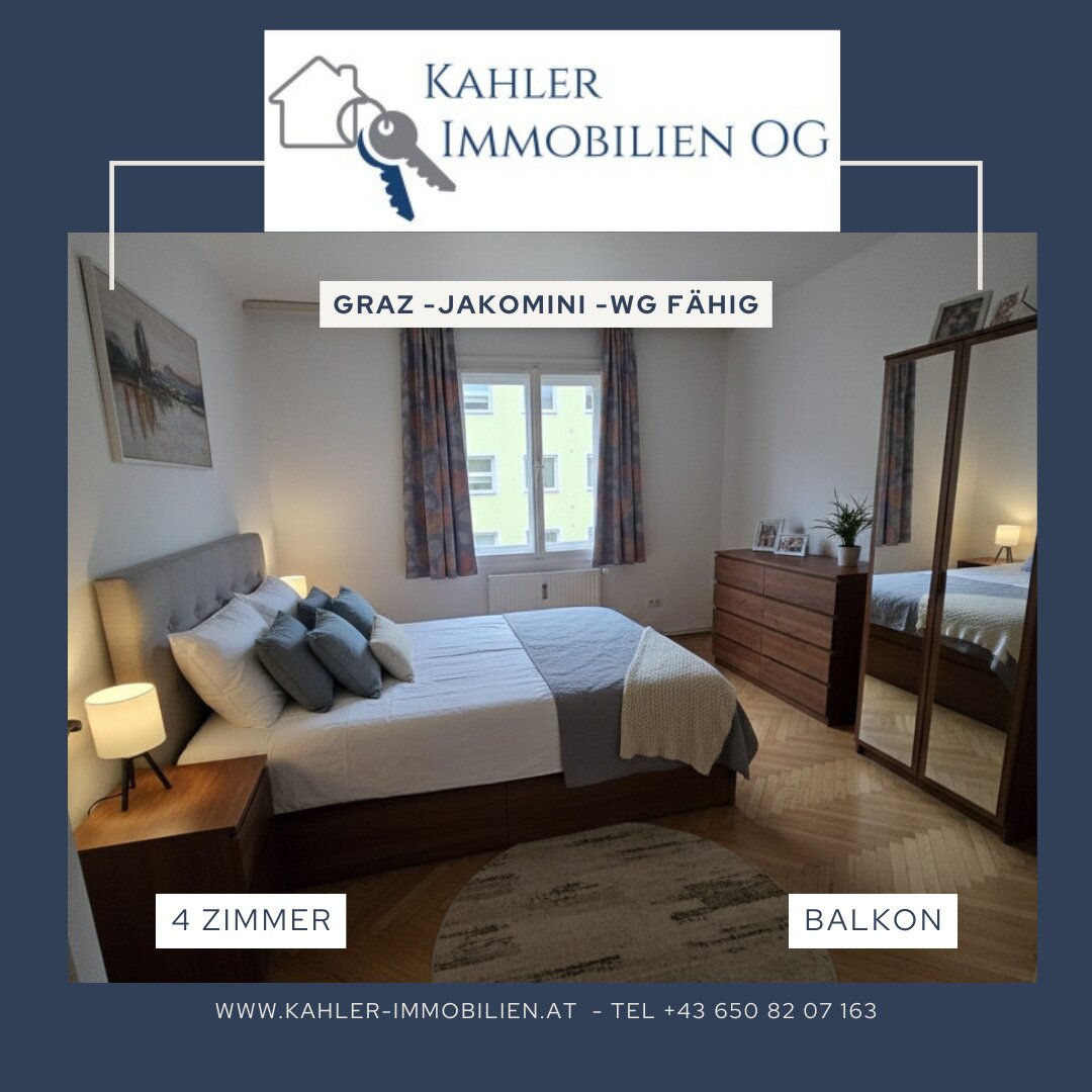 Graz - Jakomini - 4 Zimmer - WG fähig - TU Nähe - Provisionsfrei