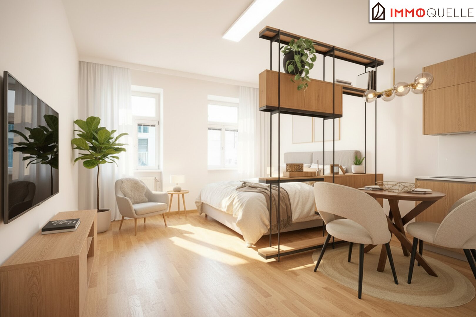 Charmante Stadtwohnung! Frisch sanierte 1-Zimmer-Wohnung im 3. Obergeschoss - ruhig und zentral gelegen