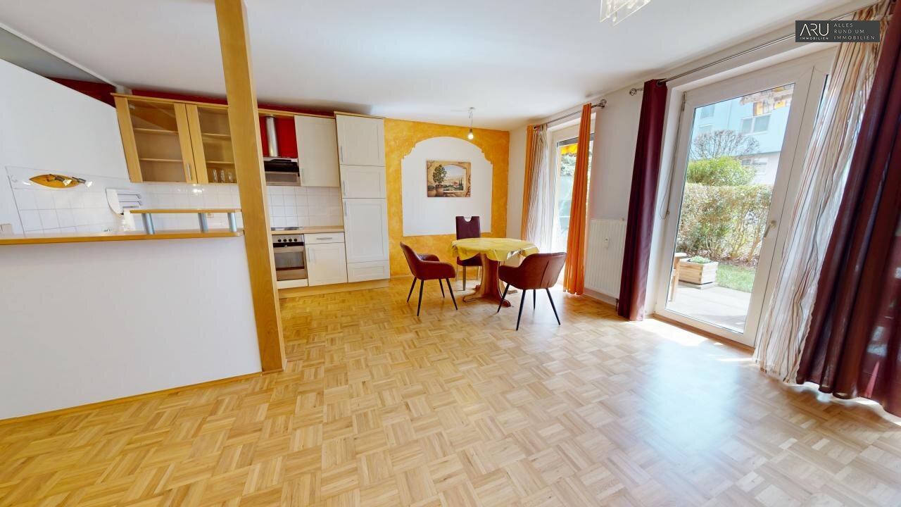 Barrierefreie 2-Zimmer-Wohnung mit Garten