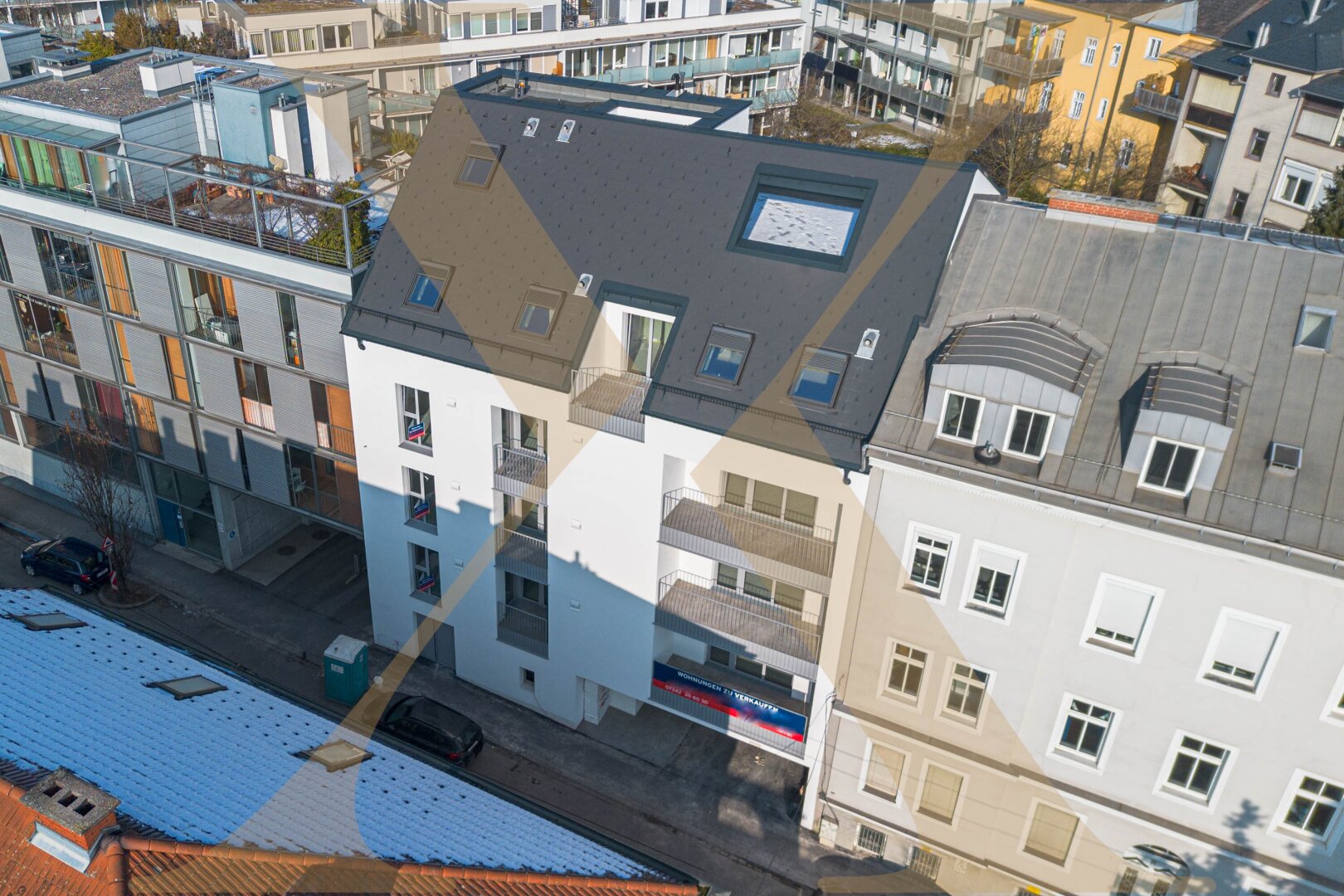 ERSTBEZUG! Hochwertige 3-Zimmer-Dachgeschoßwohnung mit Außenflächen in Linz-Urfahr zu verkaufen!