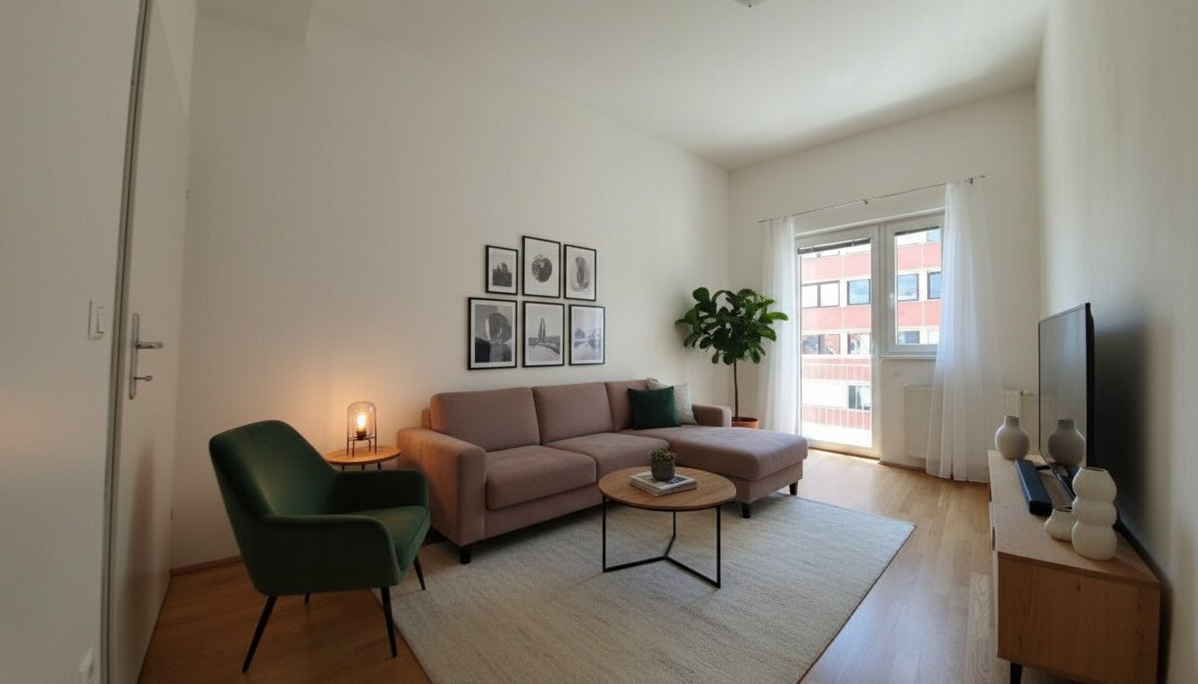 Graz - Geidorf - Provisionsfrei -Top moderne, lichtdurchflutete  2 Zimmerwohnung - WG geeignet, Innenhoflage, großer Balkon, Einbauküche