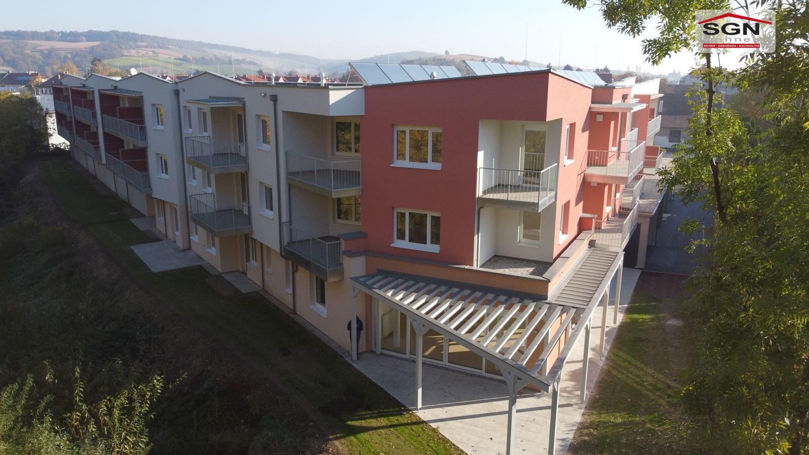 Wunderschöne  geförderte 3 Zimmerwohnung mit Grünblick