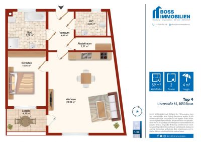 Modern Living | Top 4 | Baustart erfolgt | mit Balkon in den Innenhof