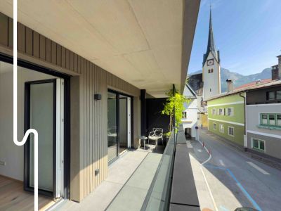 ABTENAUER LOGENPLATZ | 2-Zimmer Wohnung mit großem Balkon & Tiefgaragenstellplatz | Abtenau Ortszentrum
