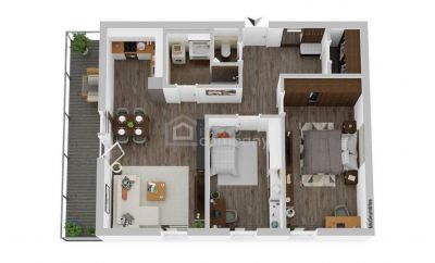 Gemeinsam statt Einsam! Wohnungen für Generation 50+ • Erstbezug • Grünruhelage / 3-Zimmer-Wohnung mit Balkon und Garage! (Top 1 - 1.OG  - 71 m² )
