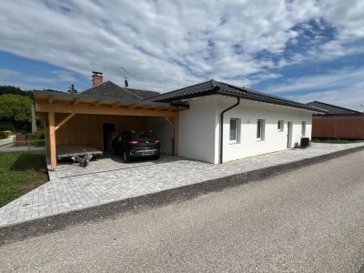 Kauf oder Miete mit Kaufoption Barrierefreier Neubau Bungalow ca. 103 m² Wohnnutzfläche & XL-Terrasse in Mühlweg / Ampflwang am Hausruck