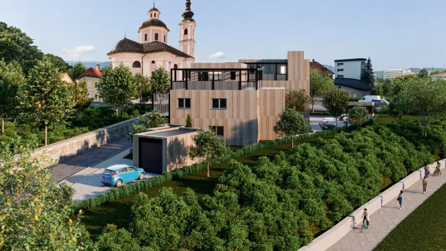 Villach Perau: Exklusive Entwicklungsliegenschaft mit genehmigtem Wohnbauprojekt - Titelbild