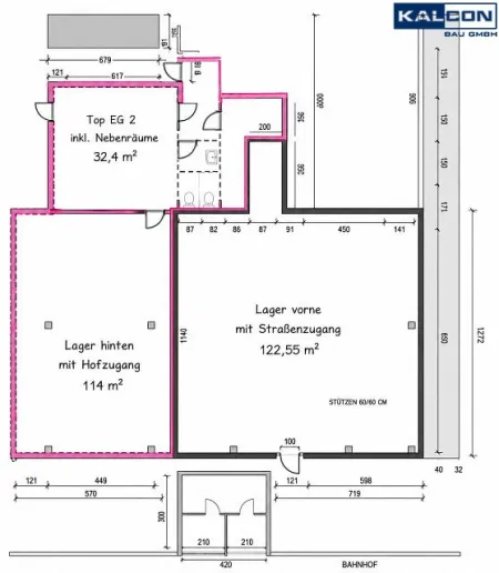 Modernes Büro in 1230 Wien | inkl. Lagerfläche | 1 PKW-Stellplatz | Top Lage - Bild