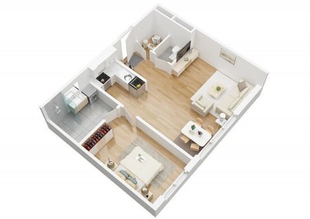21., ANLAGEOBJEKT - Studio-Apartment - 51,84 m² im EG /Souterrain, tolle Lage! 2023 errichtet!