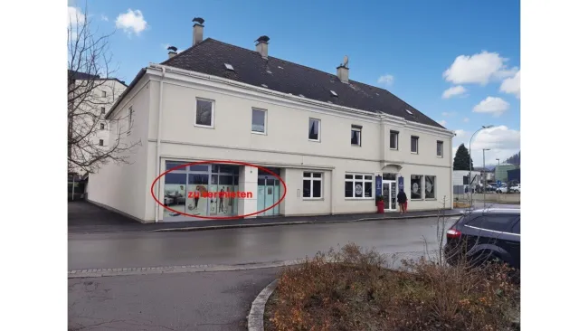 Barrierefreie Geschäftsfläche mit sehr guter Parkmöglichkeit und optimaler Verkehrsanbindung - Titelbild
