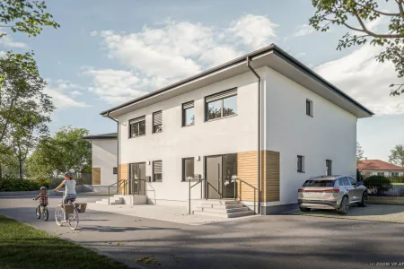 Wohnen in Orth an der Donau Hausreihe mit Garten, 5 Zimmer, 116,28 m², 2 Stellplätze