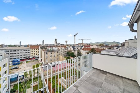 Großzügig angelegte 2 Zimmer Dachwohnung mit Terrasse (Top53) Inklusive Tiefgaragenplatz!