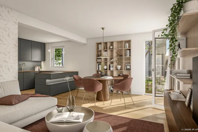 Wohnen in Raasdorf Doppelhaushälften mit Garten, 4,5 Zimmer, 110 m² – 2 Stellplätze - Titelbild