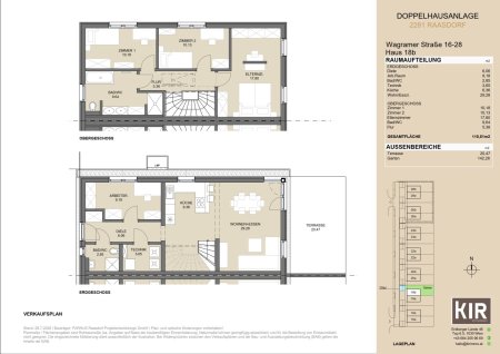 Wohnen in Raasdorf Doppelhaushälften mit Garten, 4,5 Zimmer, 110 m² – 2 Stellplätze