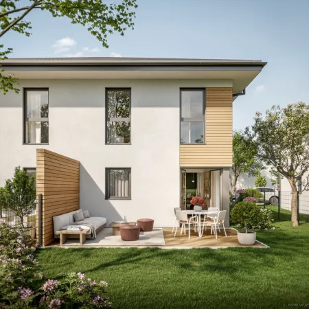 Wohnen in Raasdorf Doppelhaushälften mit Garten, 4,5 Zimmer, 110 m² – 2 Stellplätze