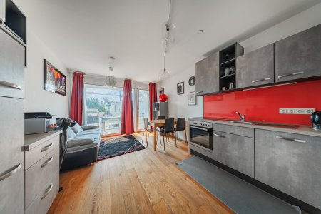 Wohnen mit Pool – 2-Zimmer-Apartment mit Loggia, 5 Minuten zur Alten Donau