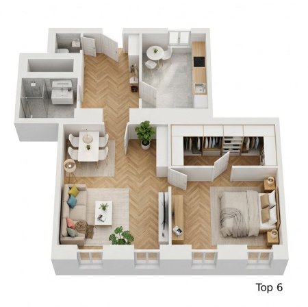 TOPLAGE/Erstbezug/Baubeginn - Sehr gut aufgeteilte 2 Zimmer Altbauwohnung (Top 6)