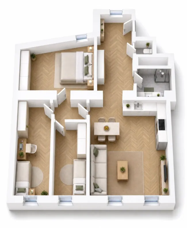 TOPLAGE/Erstbezug/Baubeginn - Schöne 4 Zimmer Altbauwohnung (Top 19) - Bild