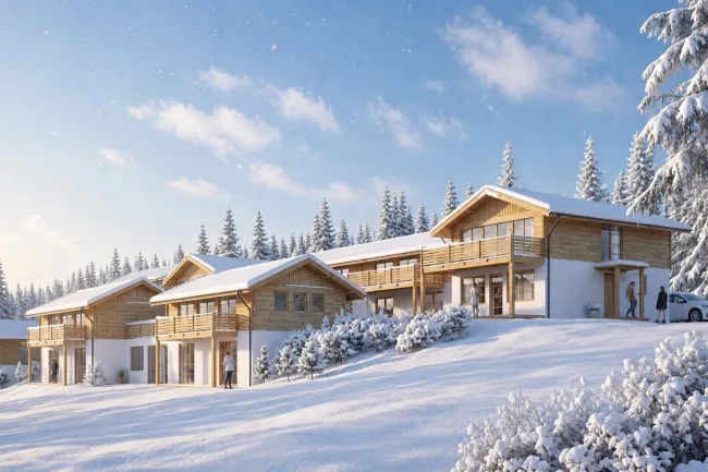 FERIENIMMOBILIE / ANLAGE / Kärnten - Hochrindl! Traumhafte Chalets mit herrlichem Blick über das Kärntner Land. - Bild
