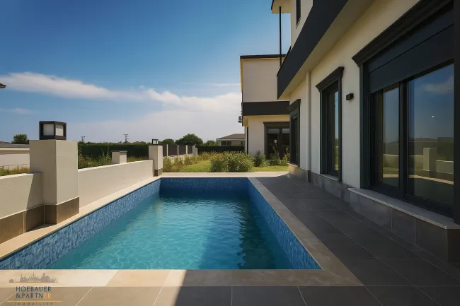 Exklusives Einfamilienhaus mit Pool - Schlüsselfertig - Titelbild