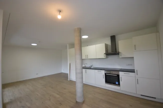 Wohn- Ess- Kochbereich - Modernes 2 Zimmer Appartement mit großer Loggia und Bergblick Miete Grödig Salzburg