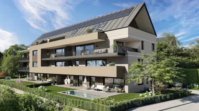 Ansicht - 4 Zimmer Gartenwohnung mit großer Terrasse am Fuße des Gaisbergs Kauf Parsch Salzburg