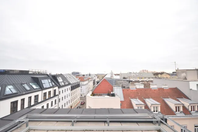 Ansicht - Wohnen über den Dächern von Wien – Helle Maisonette mit großer Dachterrasse Kauf 17. Bezirk Wien