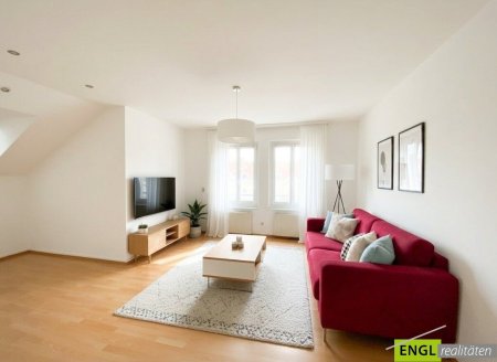 Dachgeschoßwohnung in perfekter zentraler Lage direkt am Erholungsgebiet Liesingbach