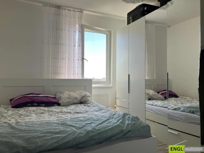 Schlafzimmer einer Wohnung