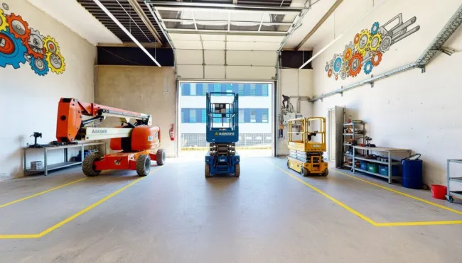 Ausstattungsbeispiel Toreinfahrt (elektrisch)